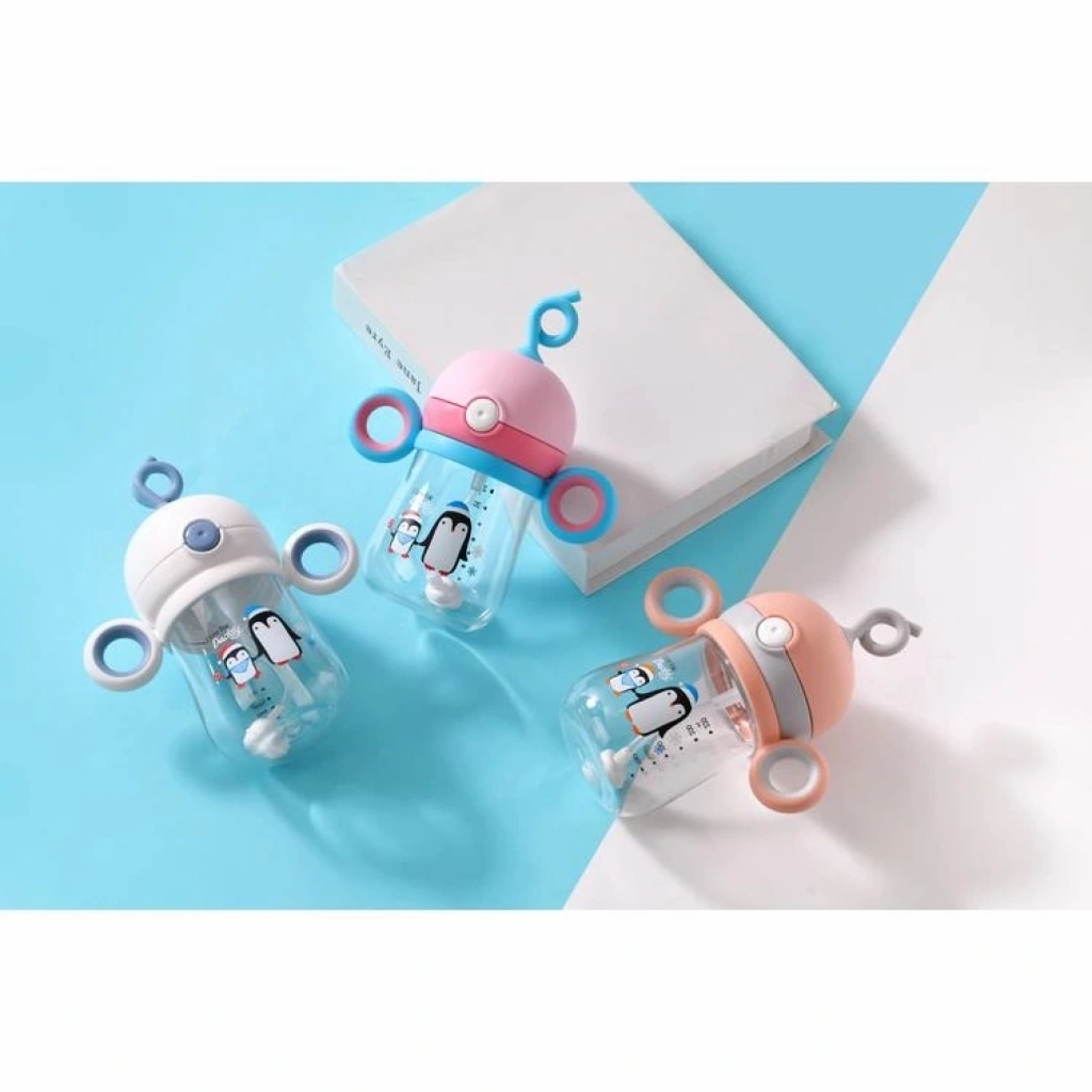 Vagon Life Rovco Penguen Desenli Silikon Pipetli Matara +6 Ay 220 ml Beyaz B1030