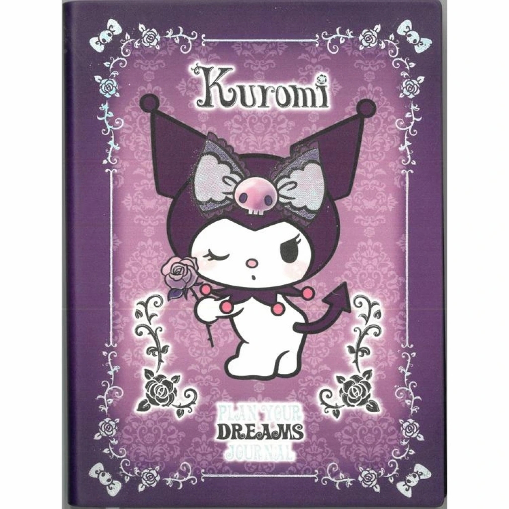 Victoria’s Journals Kuromi Smyth Flexy Esnek Vegan Deri Kapaklı 13x18cm Defter 80 gram 80 yaprak Çizgili 524-1943