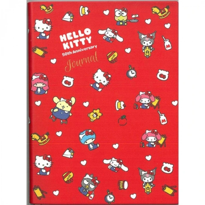 Victoria’s Journals Hello Kitty Smyth Flexy Esnek Vegan Deri Kapaklı 13x18cm Defter 80 gram 80 yaprak Çizgili 524-1931