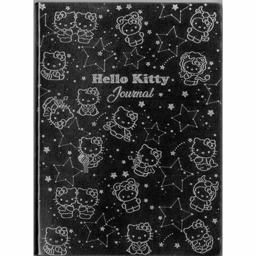 Victoria’s Journals Hello Kitty Smyth Flexy Esnek Vegan Deri Kapaklı 13x18cm Defter 80 gram 80 yaprak Çizgili 524-1933