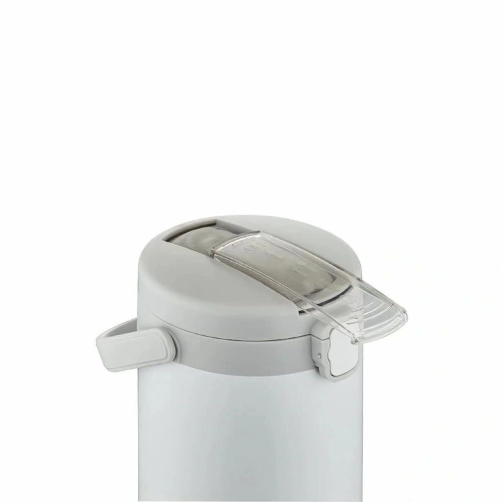 Vagonlife Yemek Kabı Paslanmaz Çelik İki Bölmeli Lunch Box BL10089 2100 ml Beyaz