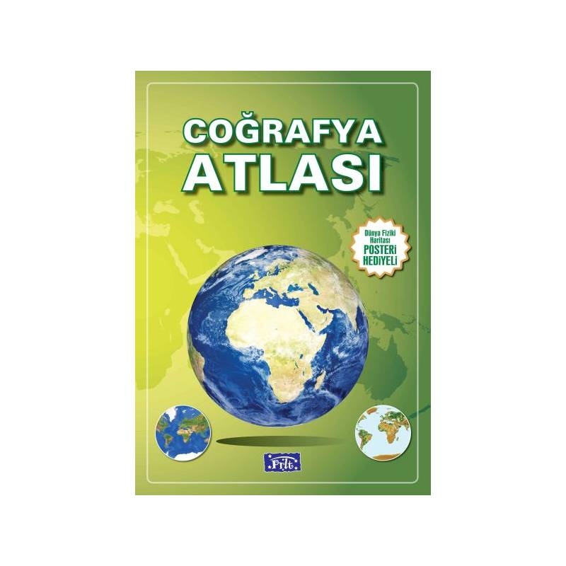 İlköğretim Coğrafya Atlası Parıltı Yayınları - Poster Hediyeli
