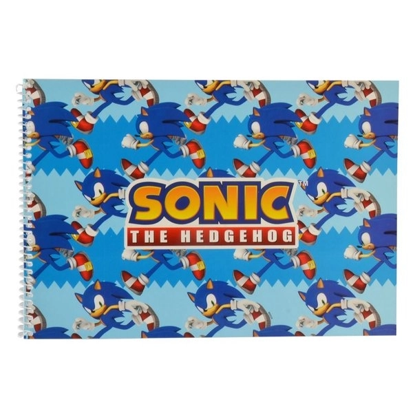 Sonic Resim Defteri Spiralli 17X24cm 15 Yaprak 570875