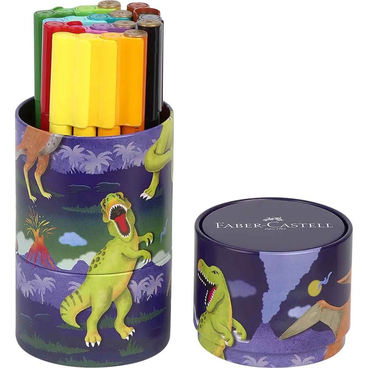 Faber Castell Yıkanabilir Dino Keçeli Kalem 20’li 155546