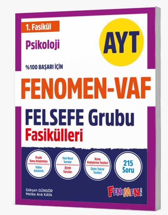 FENOMEN AYT VAF FELSEFE 1.FASIKÜL PSİKOLOJİ