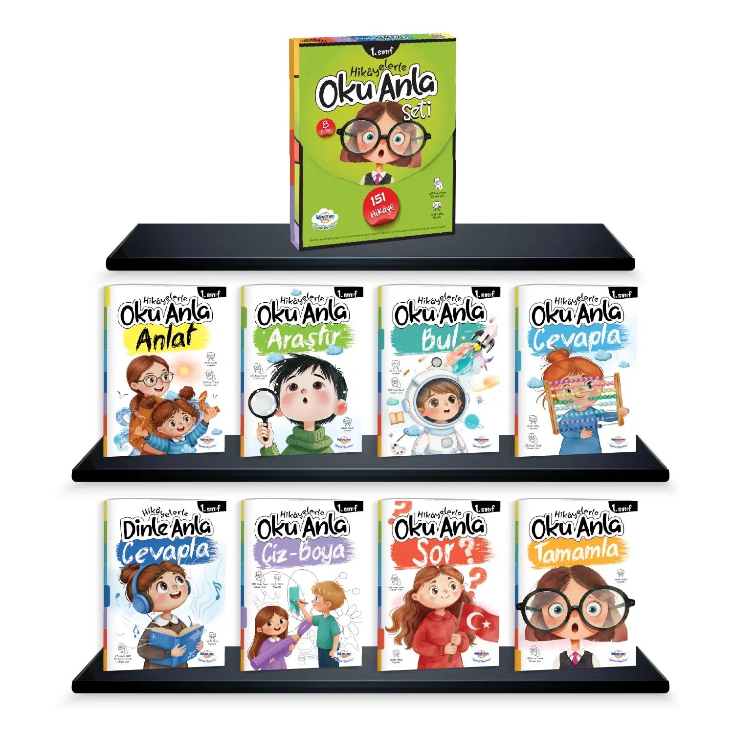 1.SINIF OKUMA ANLAMA SETİ | Öğretmen Evde Yayınları
