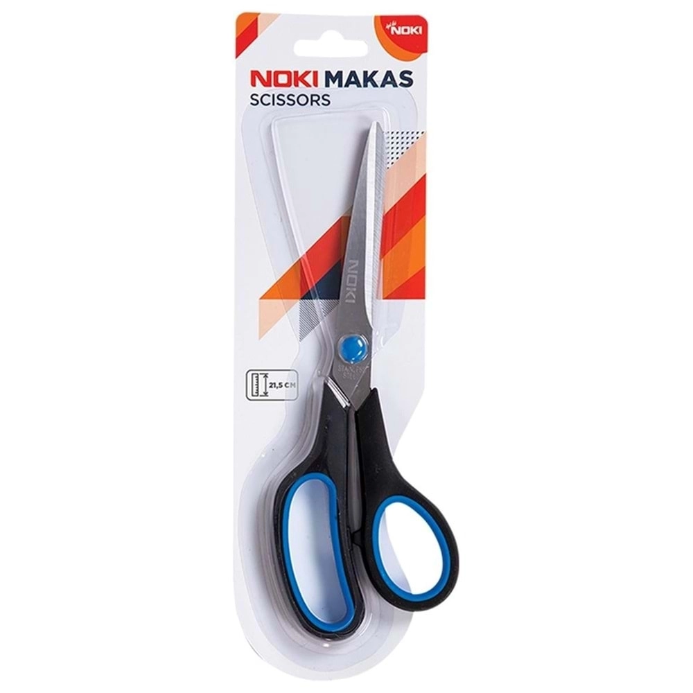 Noki Büyük Boy 21 cm Büro Makası 6008 Lacivert