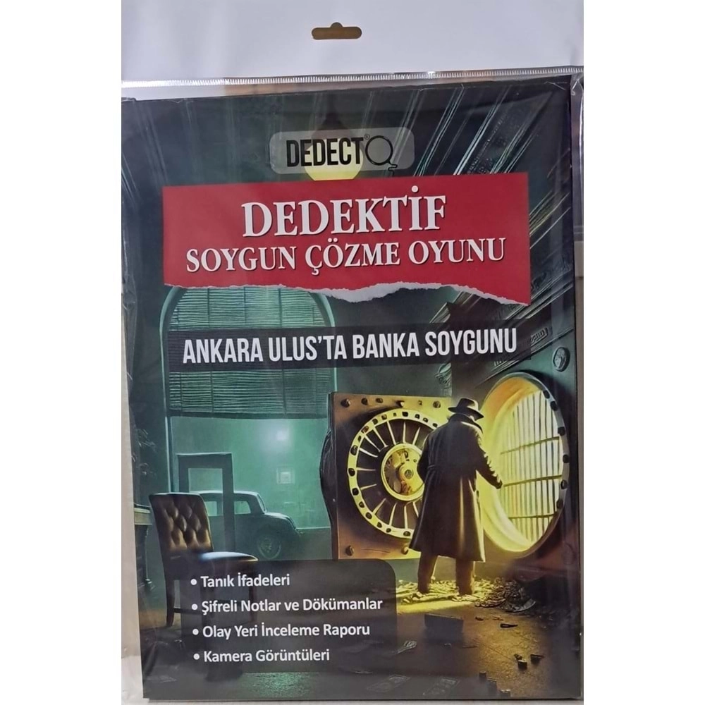 Dedektif Soygun Çözme Oyunu Ulus’ta Banka Soygunnu