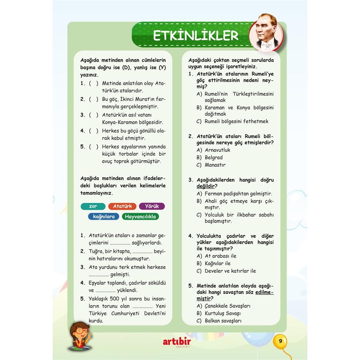 100.yıl Asırdan Sonsuza Mustafa Kemal ATATÜRK’Ü Seviyorum, Okuyorum, Anlıyorum, Öğreniyorum