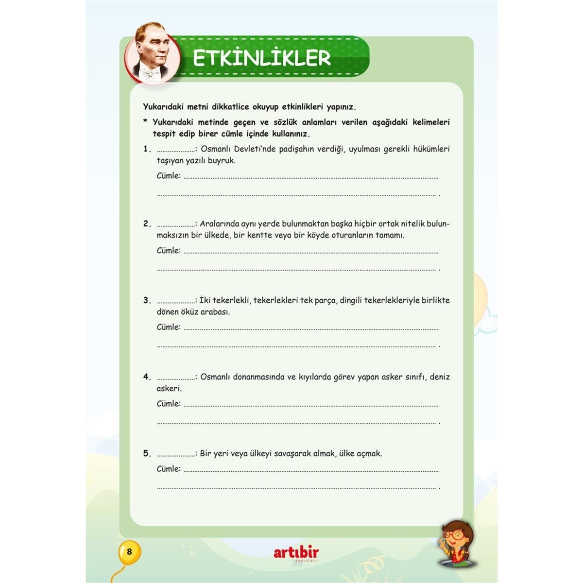 100.yıl Asırdan Sonsuza Mustafa Kemal ATATÜRK’Ü Seviyorum, Okuyorum, Anlıyorum, Öğreniyorum