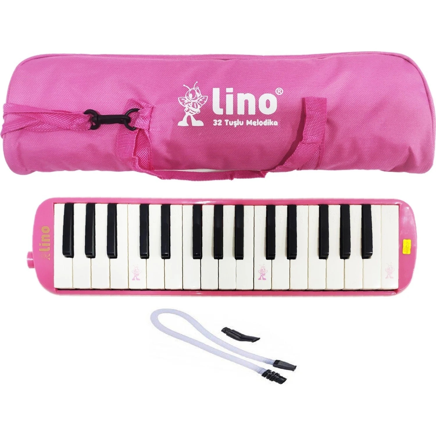 Lino Melodika 32 Tuşlu Bez Çanta Pembe LN-32-PS