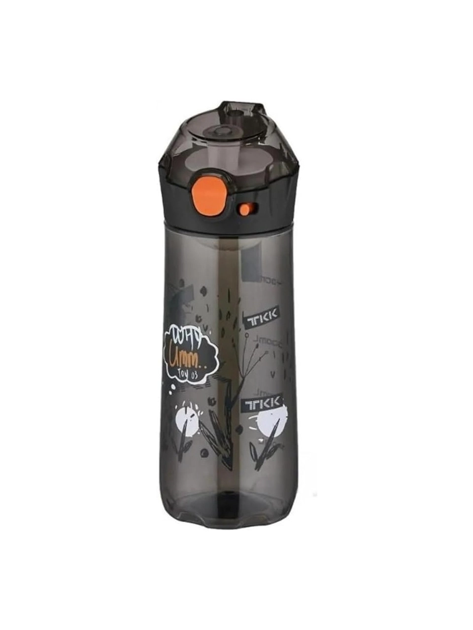Vagon Life 500 ml Desenli Su Matarası T-1008 Siyah