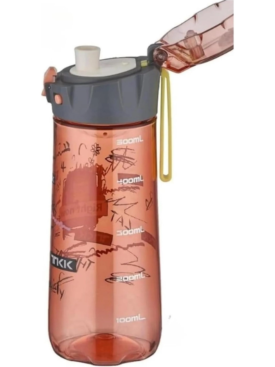 Vagon Life 500 ml Desenli Su Matarası T-1008 Pembe