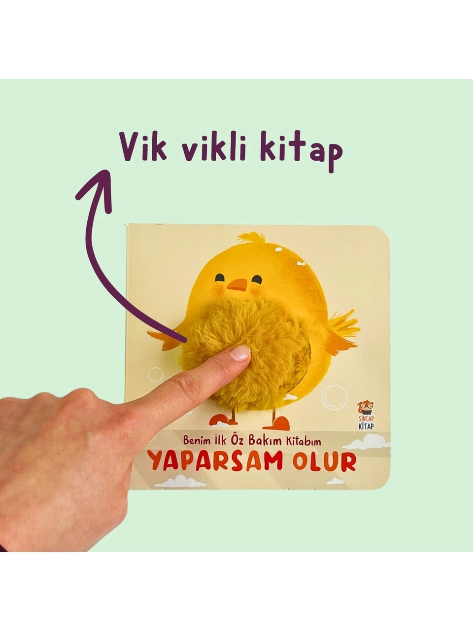 Sincap Kitap Yaparsam Olur - Benim Öz Bakım Kitabım (Vik Vikli Kitap + 8 Farklı Puzzle ) - Mısra Karahan