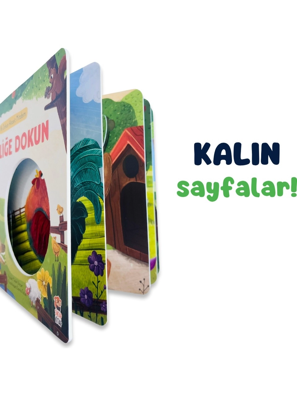 Sincap Kitap İlk Dokun Hisset Kitabım: Çiftliğe Dokun - Melek Dinçer