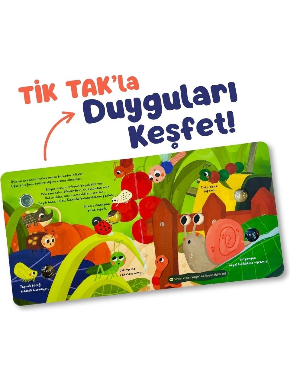 Sincap Kitap Tik Tak - Duygu Baloncuklarını Patlat  Okul Öncesi Kitap - Çağrı Odabaşı