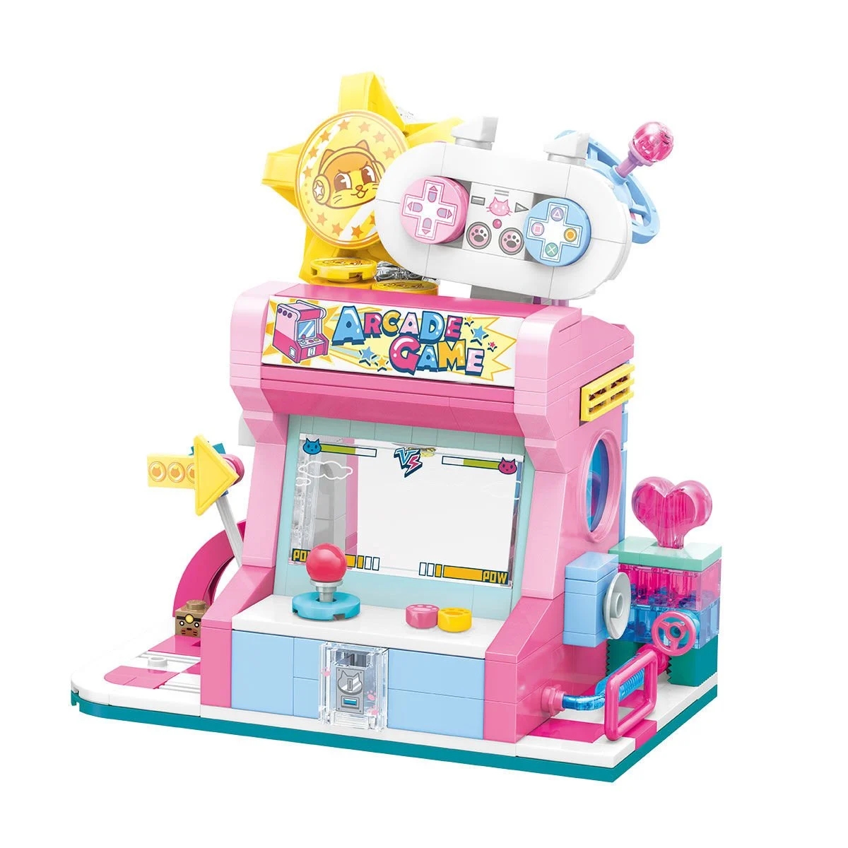 Vagonlife Keeppley City Corner Orange Cat Game Room Kedi Oyun Evi Mağazası K28019