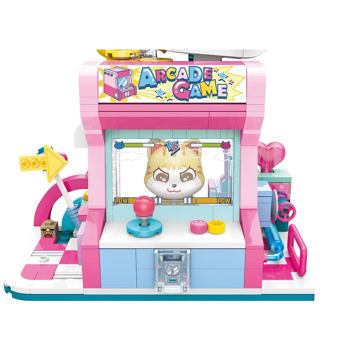 Vagonlife Keeppley City Corner Orange Cat Game Room Kedi Oyun Evi Mağazası K28019