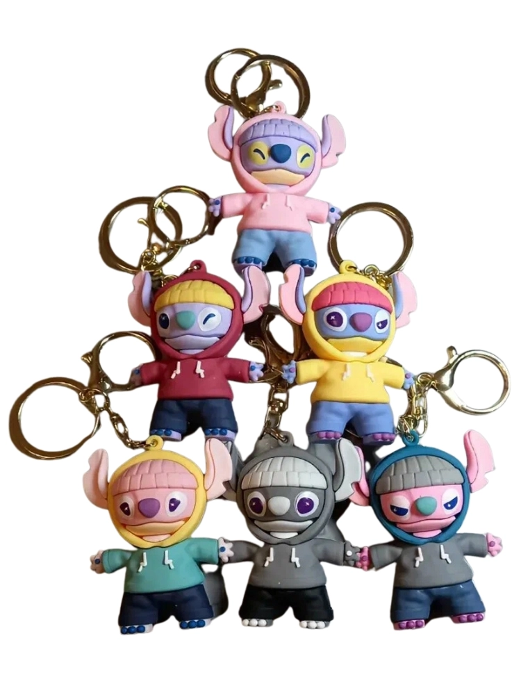 Stitch Gen Z Street Anahtarlıklı Plastik Sürpriz Kutu 