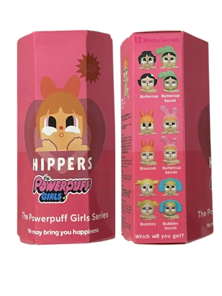 Sonny Angel Cry Baby Serisi PowerPuff Grils Model Figür Blind Box Telefon Tablet Ekran Aksesuarı