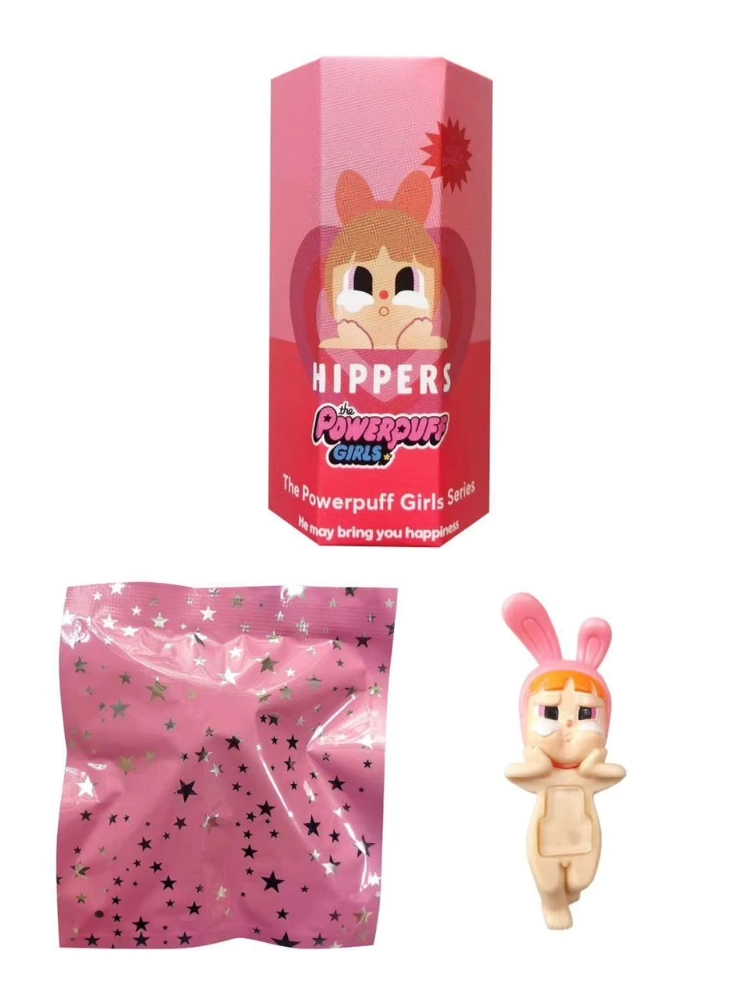 Sonny Angel Cry Baby Serisi PowerPuff Grils Model Figür Blind Box Telefon Tablet Ekran Aksesuarı