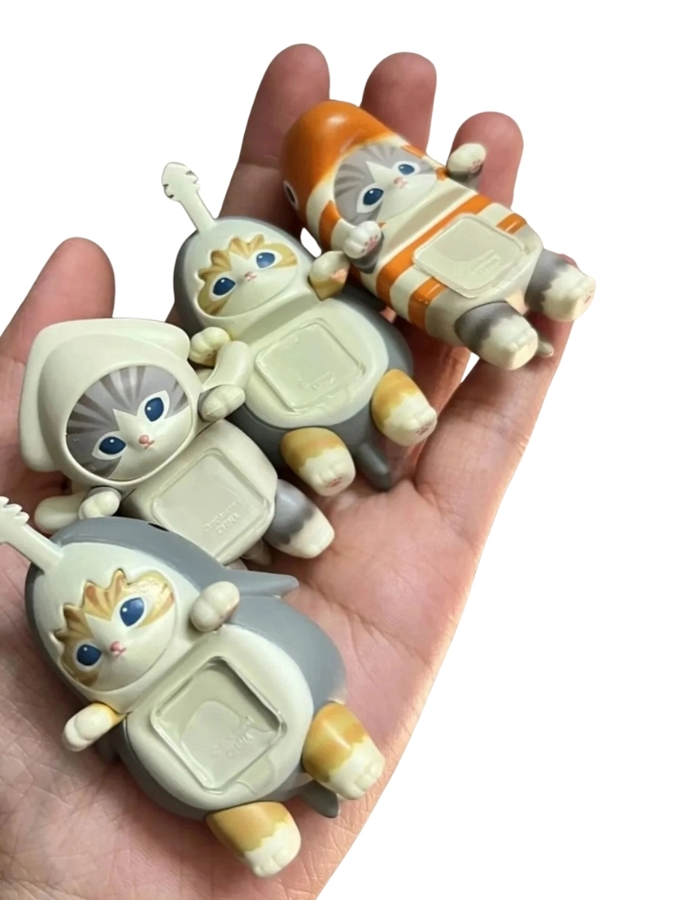 Sonny Angel Mofusand Kedili Model Figür Blind Box Telefon Tablet Ekran Aksesuarı