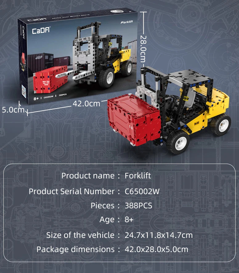 Vagonlife CaDA Forklift Kamyonu C65002W 