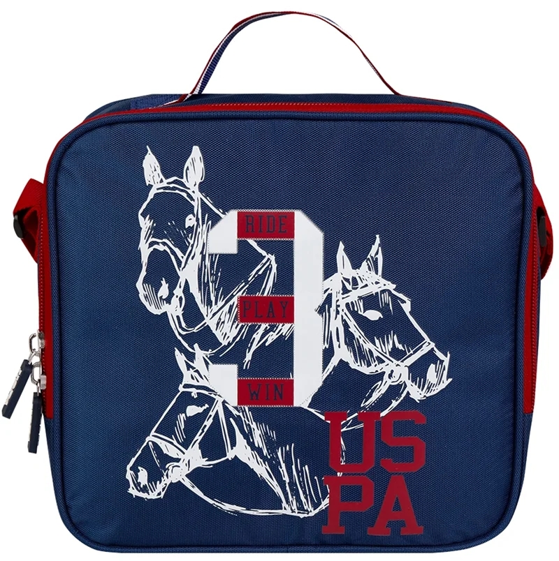 U.S. Polo Ride Play Win Lacivert Okul Sırt Çantası ve Beslenme Çantası Set PLCAN24200 PLBSC24201