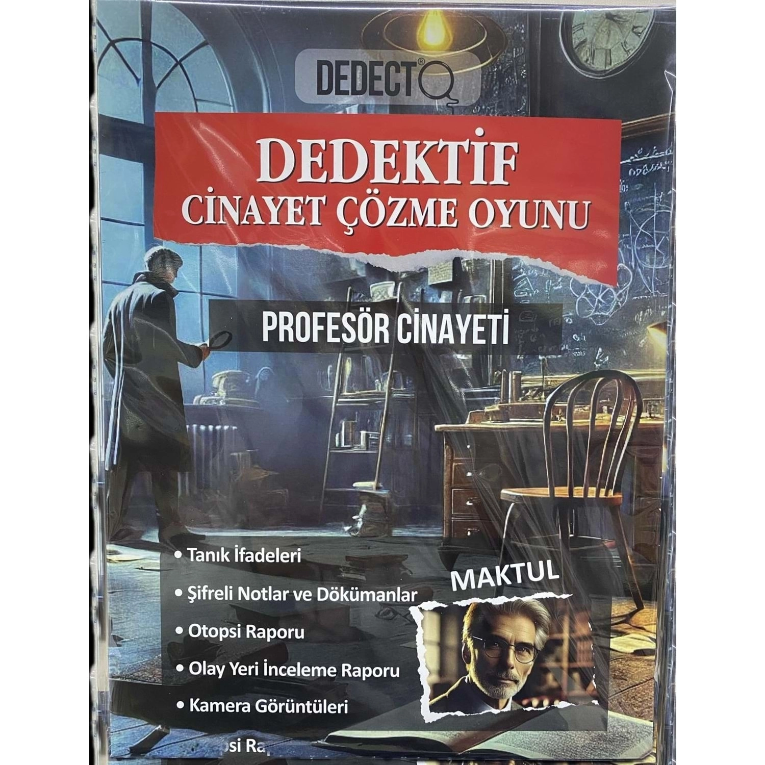 Dedektif Cinayet Çözme Oyunu Profesör Cinayeti