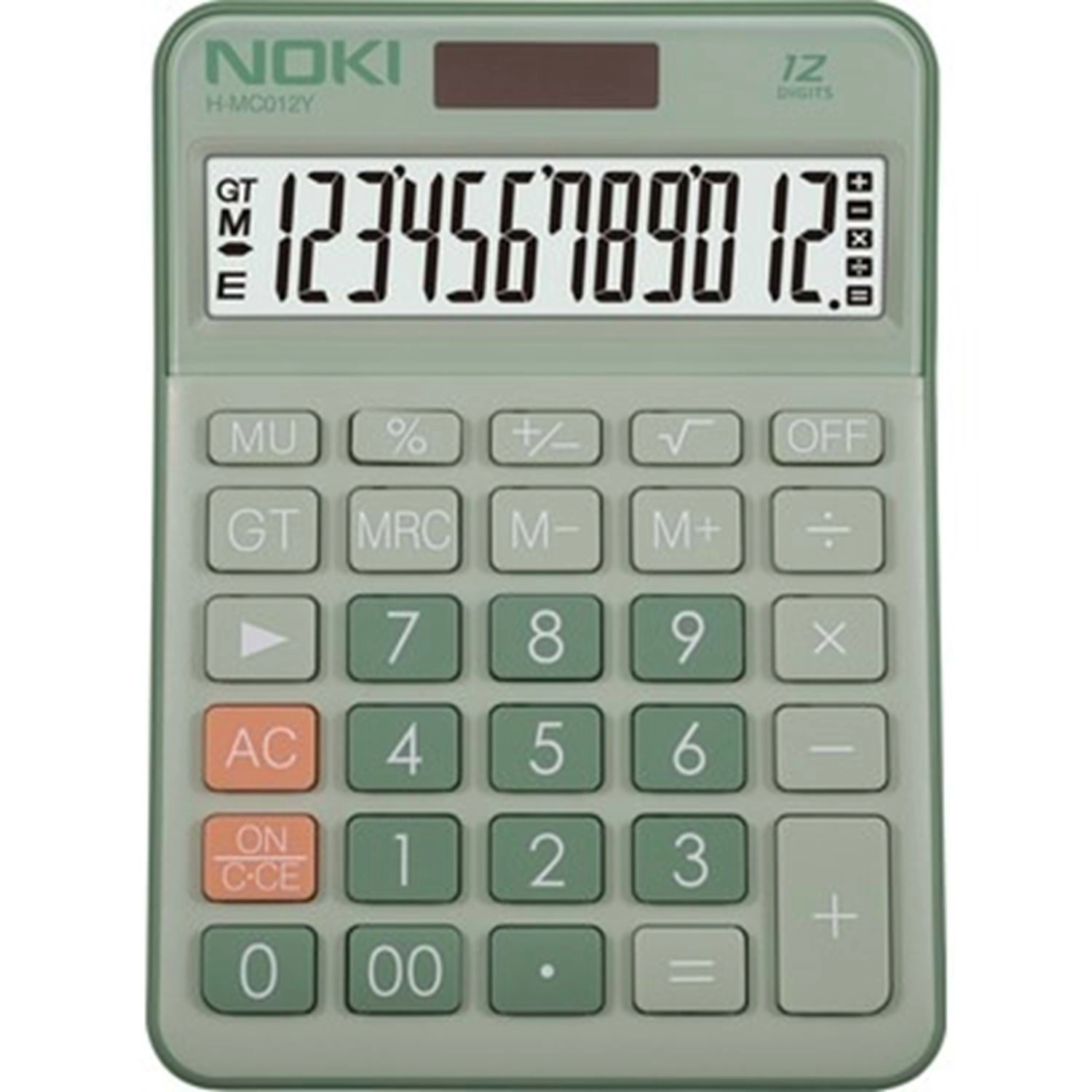 Noki Hesap Makinesi 12 Hane Yeşil H-Mc012Y