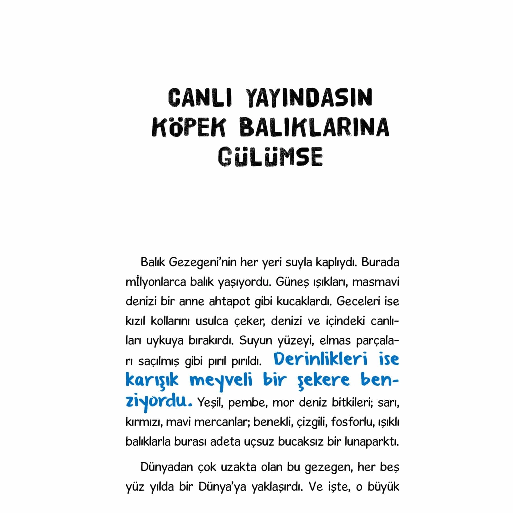 Timaş Çocuk - Balık Gezegeni - Büşra Tümkaya