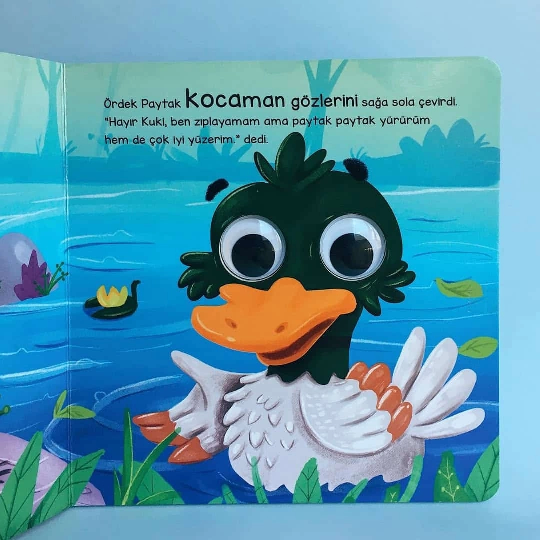 Sincap Kitap Kurbağa Kuki ve Sevimli Dostları - Bu Kocaman Gözler Kimin? Okul Öncesi Kitap - Asiye Aslı Aslaner