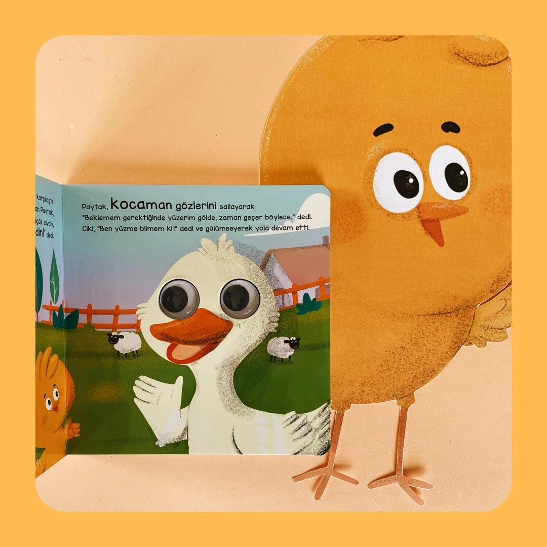 Sincap Kitap Civciv Ciki ve Sevimli Dostları - Bu Kocaman Gözler Kimin? Okul Öncesi Kitap - Asiye Aslı Aslaner
