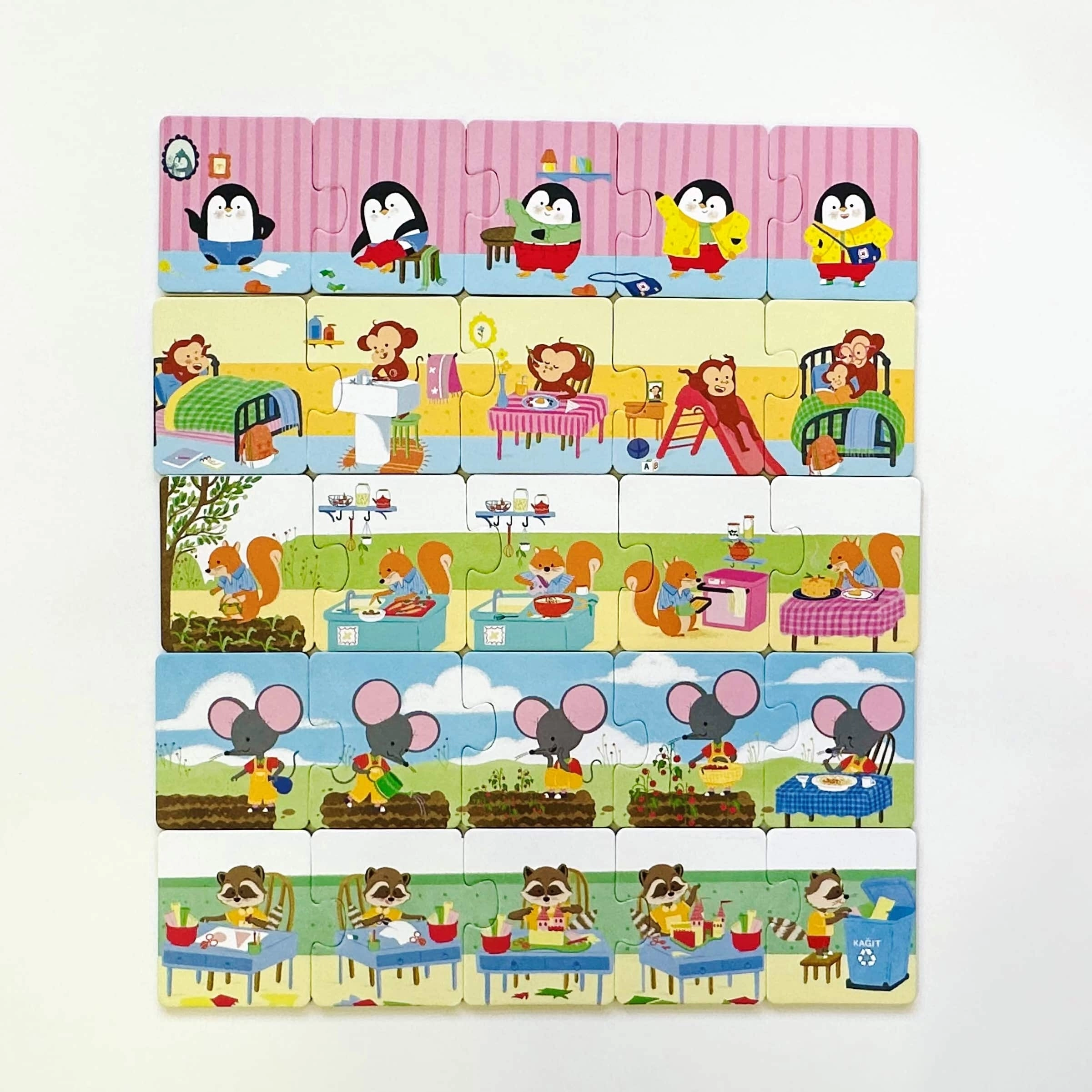 Sincap Kitap Yaparsam Olur Bir Günümün Hikayesi (Vik Vikli Kitap + 25 Parça Puzzle) - Mısra Karahan