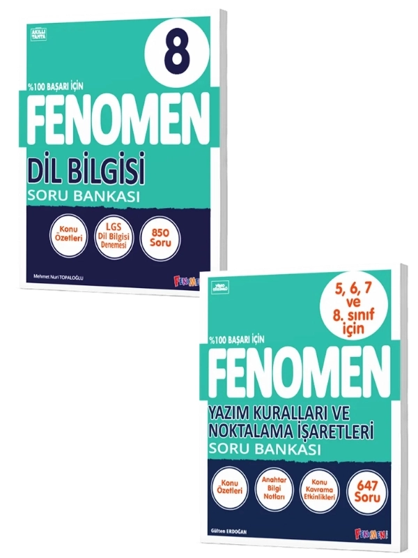 Fenomen Yayınları 7’den 8’e Geçiş 6’lı LGS İlk Hazırlık Kitap Seti