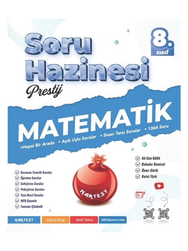 Nartest 8. Sınıf Prestij Matematik Soru Hazinesi