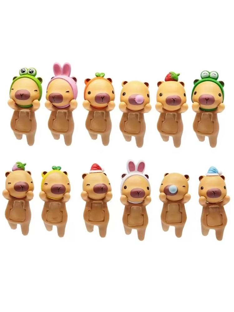 Sonny Angel Capybara Serisi Model Figür Blind Box Telefon Tablet Ekran Aksesuarı