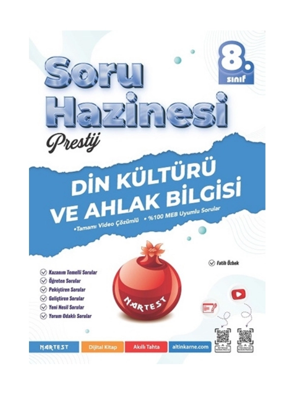 Nartest 8. Sınıf Prestij Din Kültürü Ve Ahlak Bilgisi Soru Hazinesi