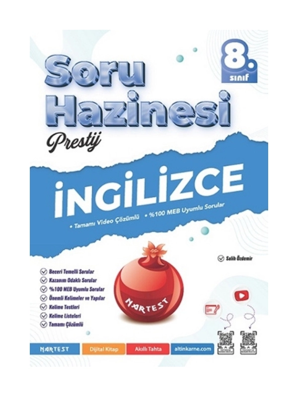 Nartest 8. Sınıf Prestij İngilizce Soru Hazinesi
