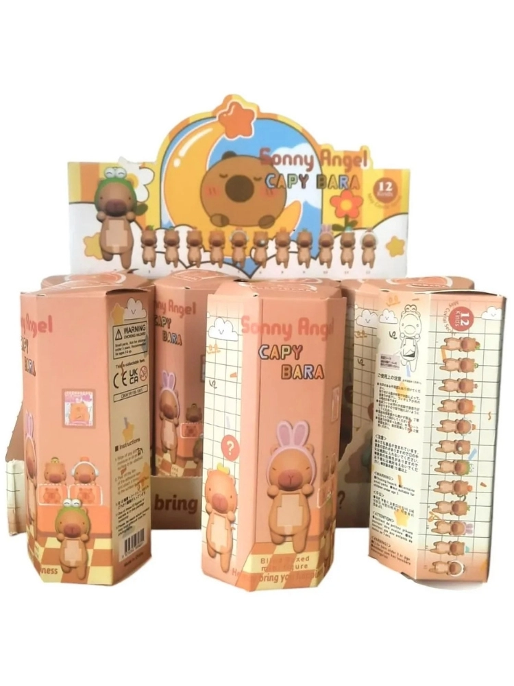 Sonny Angel Capybara Serisi Model Figür Blind Box Telefon Tablet Ekran Aksesuarı