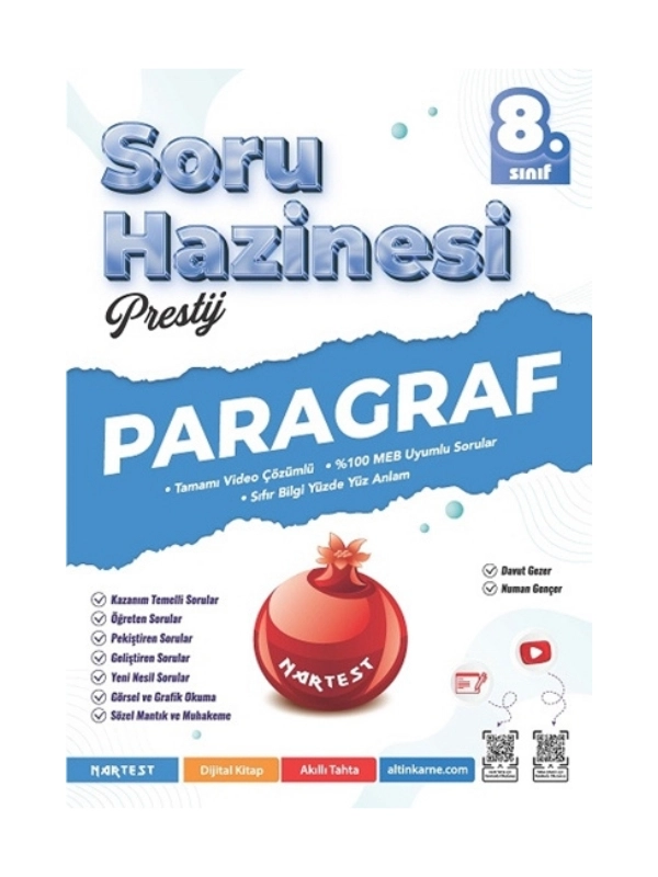 Nartest 8. Sınıf Prestij Paragraf Soru Hazinesi