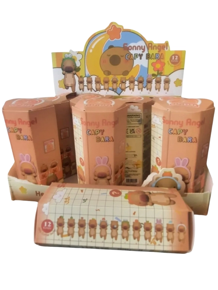 Sonny Angel Capybara Serisi Model Figür Blind Box Telefon Tablet Ekran Aksesuarı
