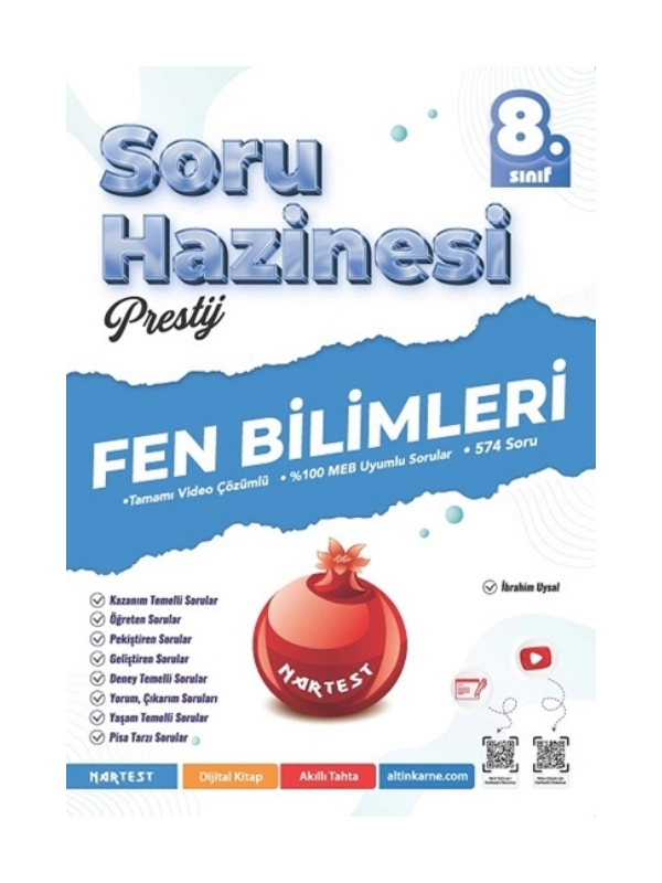 Nartest 8. Sınıf Prestij Fen Bilimleri Soru Hazinesi