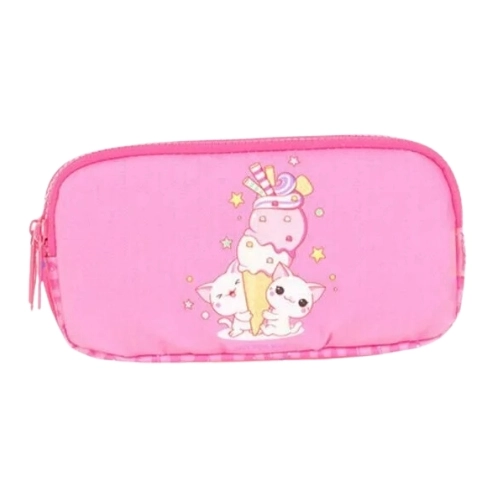 Kaukko Kids&Love 3 Bölmeli Kalem Çantası Cube Ice Cream L8163