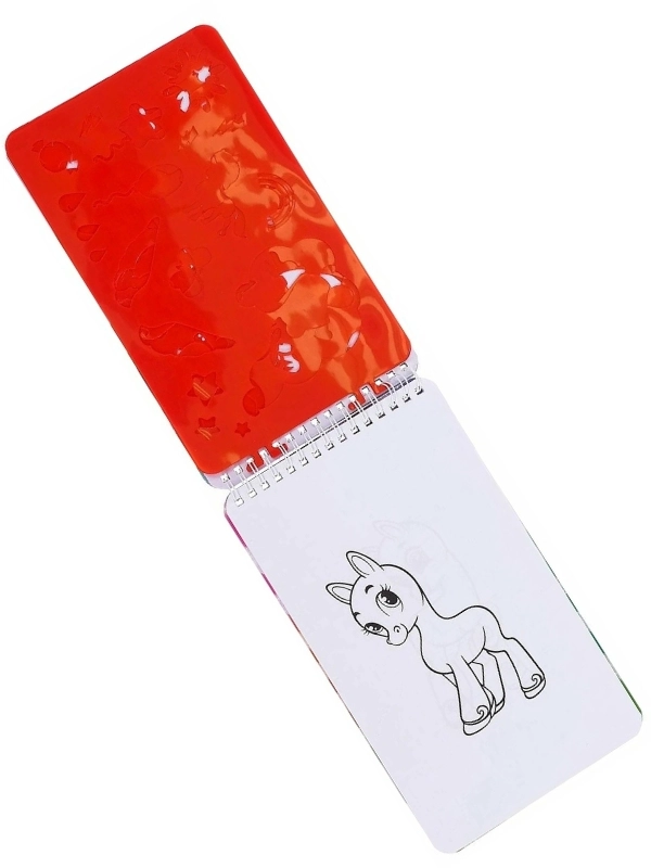 Sevimli Poniler Aktivite Kitabı – Boyama, Sticker ve Şablon Sayfaları 