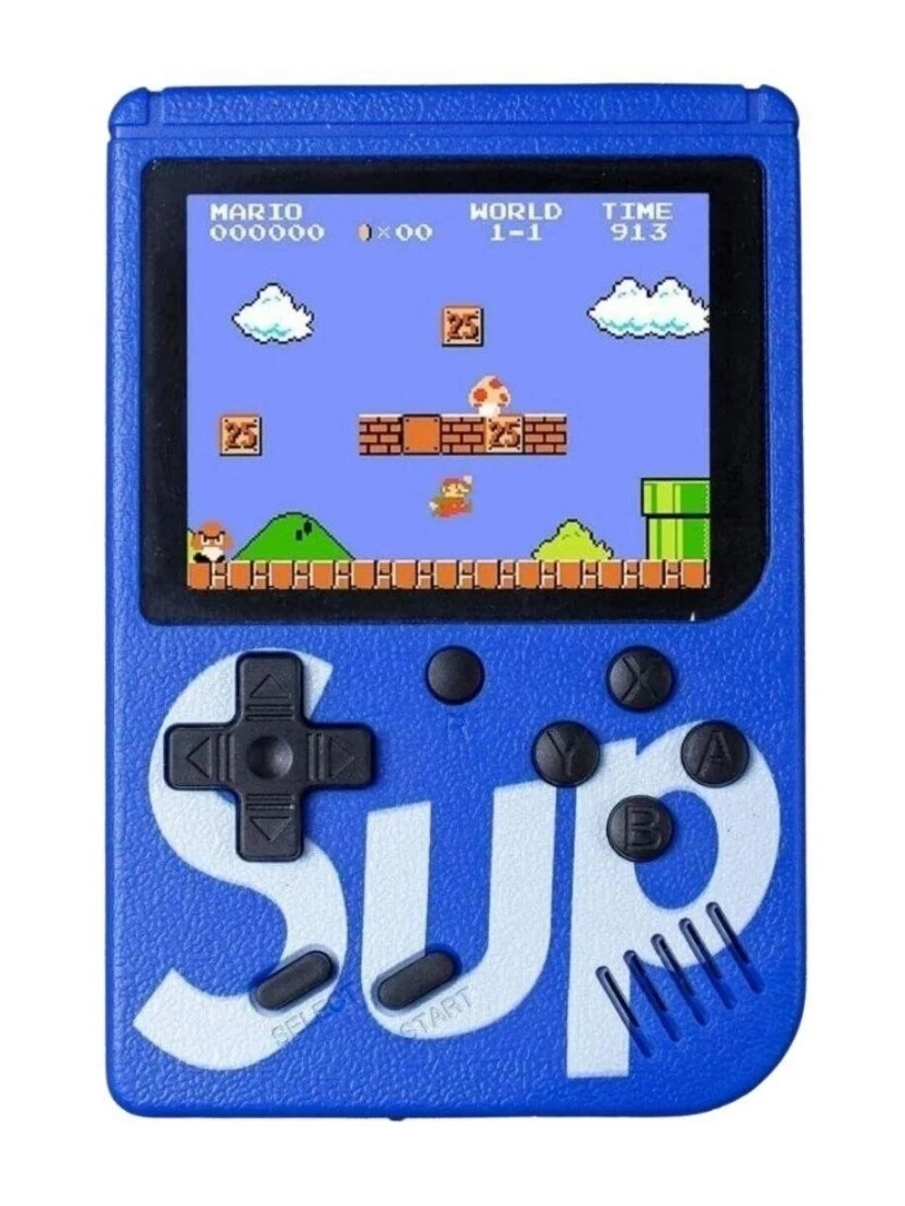 Sup 400 Retro  400 Oyunlu Mini El Atarisi Gameboy Gamebox Taşınabilir Oyun Konsolu MAVİ