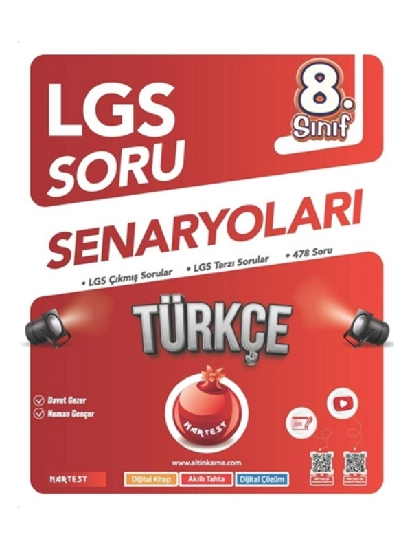Nartest Yayınevi 8. Sınıf Lgs Soru Senaryoları Türkçe