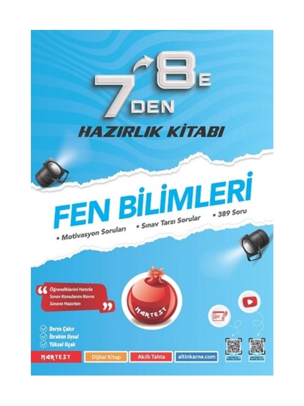 Nartest  7’den 8’e Fen Bilimleri Hazırlık Kitabı
