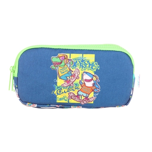 Kaukko Kids&Love 3 Bölmeli Kalem Çantası Cube Xtreme L8177