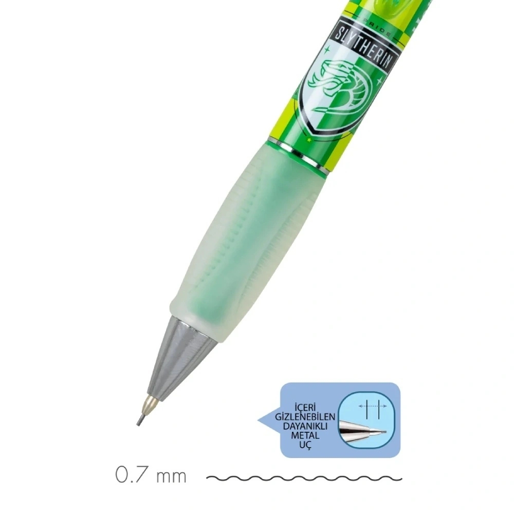 Serve Deep Mekanik Kurşun Kalem 07mm - Harry Potter Slytherin Damalı